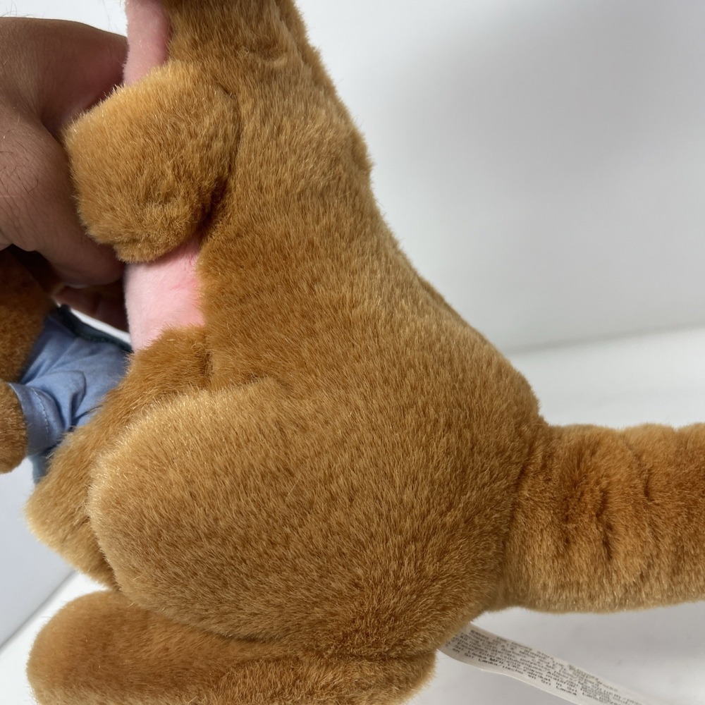 VINTAGE Disney Store World Kanga & Roo Plush Winnie The Pooh Kangaroo Joey 11" - Picture 5 of 9